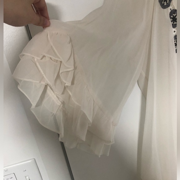 Rebecca Taylor Sheer Flouncy Tunic seen on Taylor Swift at 2010 Grammys - Picture 3 of 7